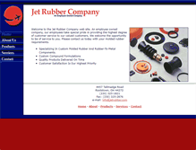 Tablet Screenshot of jetrubber.com